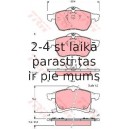 Bremžu uzliku kompl., Disku bremzes TRW GDB1350