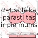 Bremžu uzliku kompl., Disku bremzes TRW GDB1354