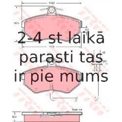 Bremžu uzliku kompl., Disku bremzes TRW GDB1366