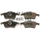 Bremžu uzliku kompl., Disku bremzes TRW GDB1389