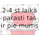 Bremžu uzliku kompl., Disku bremzes TRW GDB1396