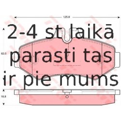 Bremžu uzliku kompl., Disku bremzes TRW GDB1399