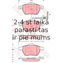 Bremžu uzliku kompl., Disku bremzes TRW GDB1403