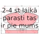 Bremžu uzliku kompl., Disku bremzes TRW GDB1405