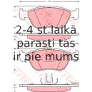 Bremžu uzliku kompl., Disku bremzes TRW GDB1406