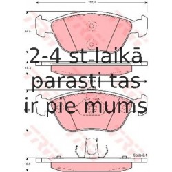 Bremžu uzliku kompl., Disku bremzes TRW GDB1406