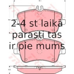 Bremžu uzliku kompl., Disku bremzes TRW GDB1413