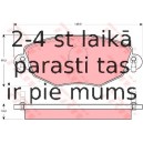 Bremžu uzliku kompl., Disku bremzes TRW GDB1434