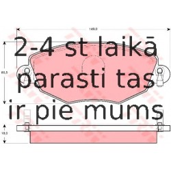 Bremžu uzliku kompl., Disku bremzes TRW GDB1434