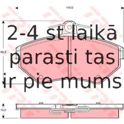 Bremžu uzliku kompl., Disku bremzes TRW GDB1437