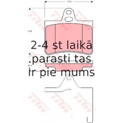 Bremžu uzliku kompl., Disku bremzes TRW GDB1450