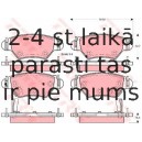 Bremžu uzliku kompl., Disku bremzes TRW GDB1471