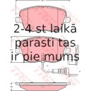 Bremžu uzliku kompl., Disku bremzes TRW GDB1472