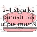 Bremžu uzliku kompl., Disku bremzes TRW GDB1478