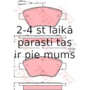 Bremžu uzliku kompl., Disku bremzes TRW GDB1482