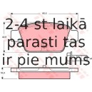 Bremžu uzliku kompl., Disku bremzes TRW GDB1485