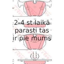 Bremžu uzliku kompl., Disku bremzes TRW GDB1499