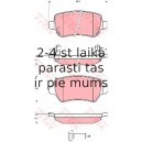 Bremžu uzliku kompl., Disku bremzes TRW GDB1515