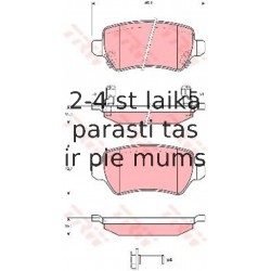 Bremžu uzliku kompl., Disku bremzes TRW GDB1515