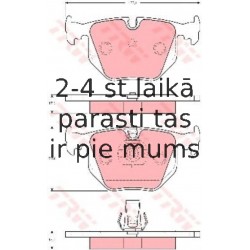 Bremžu uzliku kompl., Disku bremzes TRW GDB1530