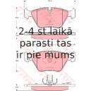 Bremžu uzliku kompl., Disku bremzes TRW GDB1531