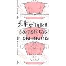 Bremžu uzliku kompl., Disku bremzes TRW GDB1538