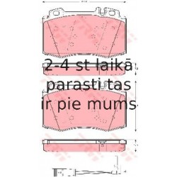 Bremžu uzliku kompl., Disku bremzes TRW GDB1543