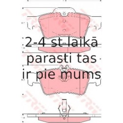 Комплект тормозных колодок, дисковый тормоз TRW GDB1546