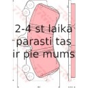 Bremžu uzliku kompl., Disku bremzes TRW GDB1547