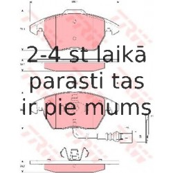 Bremžu uzliku kompl., Disku bremzes TRW GDB1550