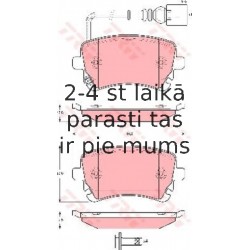 Bremžu uzliku kompl., Disku bremzes TRW GDB1557