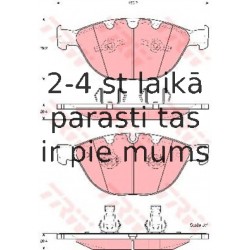 Bremžu uzliku kompl., Disku bremzes TRW GDB1558