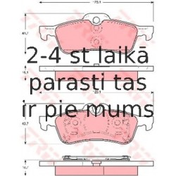 Bremžu uzliku kompl., Disku bremzes TRW GDB1561