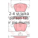 Bremžu uzliku kompl., Disku bremzes TRW GDB1565