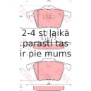 Bremžu uzliku kompl., Disku bremzes TRW GDB1566