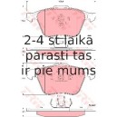 Bremžu uzliku kompl., Disku bremzes TRW GDB1576