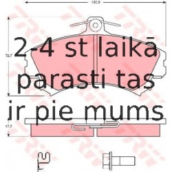 Bremžu uzliku kompl., Disku bremzes TRW GDB1584