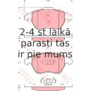 Bremžu uzliku kompl., Disku bremzes TRW GDB1605