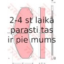 Bremžu uzliku kompl., Disku bremzes TRW GDB1609