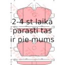 Bremžu uzliku kompl., Disku bremzes TRW GDB1611