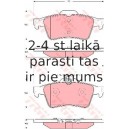 Bremžu uzliku kompl., Disku bremzes TRW GDB1621