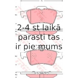 Bremžu uzliku kompl., Disku bremzes TRW GDB1621