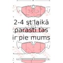 Bremžu uzliku kompl., Disku bremzes TRW GDB1626