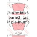 Bremžu uzliku kompl., Disku bremzes TRW GDB1651