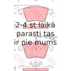 Bremžu uzliku kompl., Disku bremzes TRW GDB1651