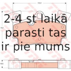 Bremžu uzliku kompl., Disku bremzes TRW GDB1652