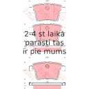 Bremžu uzliku kompl., Disku bremzes TRW GDB1665