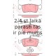 Bremžu uzliku kompl., Disku bremzes TRW GDB1672