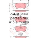 Bremžu uzliku kompl., Disku bremzes TRW GDB1672