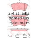 Bremžu uzliku kompl., Disku bremzes TRW GDB1673